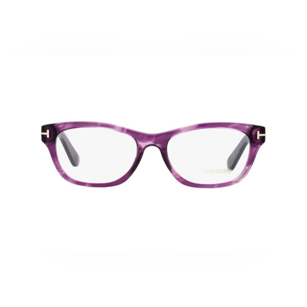 New Tom Ford TF5425 081 53-17-140 Violet Full Rim Rectangular Opticals orig$400+